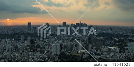 東京 夕暮れ 夕日 黄昏 東京 夕暮れ 夕日 黄昏 41041025