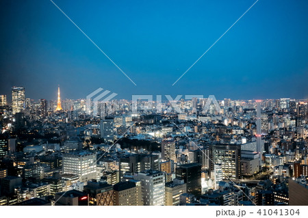 写真素材　東京・TOKYO　都市・夜景写真 41041304
