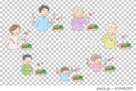 Large family _ list _ I love vegetables 41046265