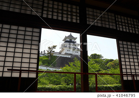 二の丸御殿から見た掛川城 41046795
