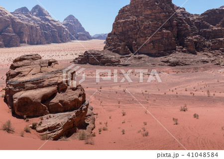 Wadi Rum desert landscape,Jordan Wadi Rum desert landscape,Jordan 41048584