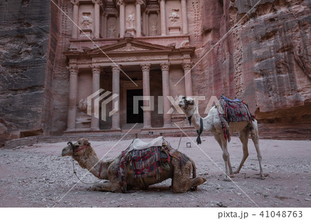 Al Khazneh - the treasury, ancient city of Petra, Al Khazneh - the treasury, ancient city of Petra, 41048763