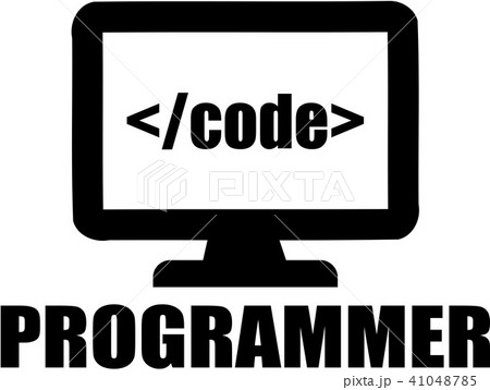Programmer with icon 41048785