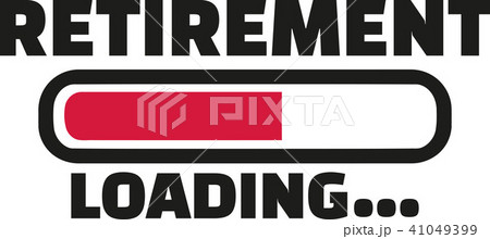 retirement_loading_2c.epsのイラスト素材 [41049399] - PIXTA