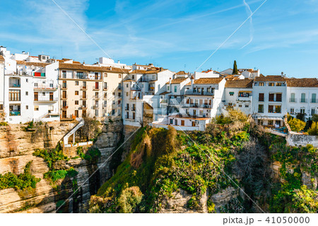 stone bridge over the gorge of tajo in Ronda 41050000