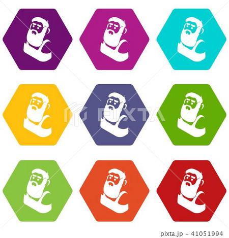 Blacksmith icons set 9 vector Blacksmith icons set 9 vector 41051994