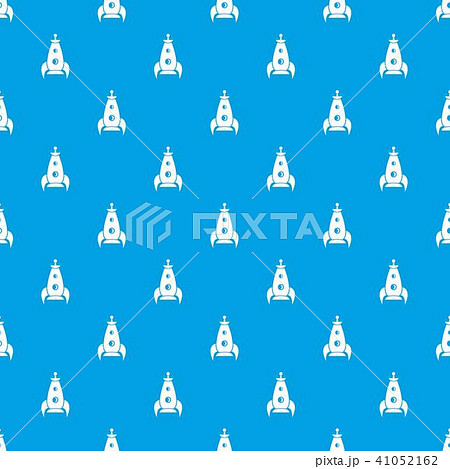 Rocket futuristic pattern vector seamless blue 41052162