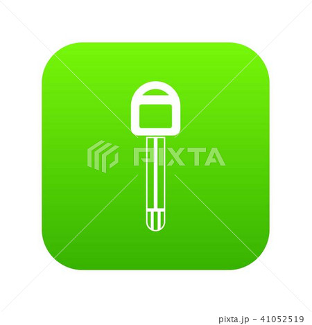 Car key icon digital green 41052519