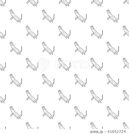 Underwater dinosaur car pattern vector seamless 41052724