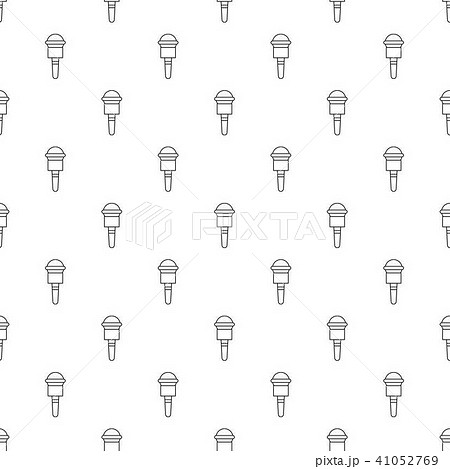Microphone pattern vector seamless 41052769