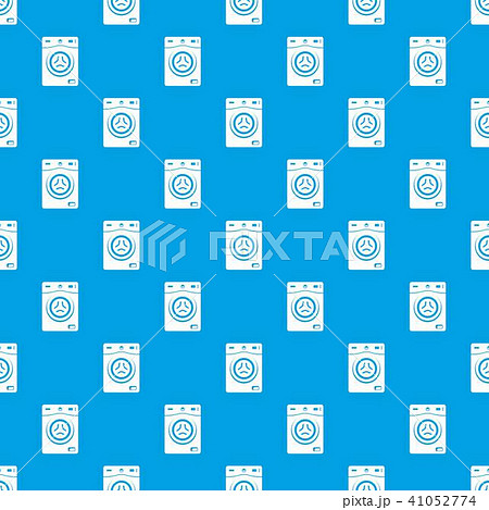 Washer pattern vector seamless blue Washer pattern vector seamless blue 41052774