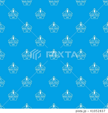 Brazil fruit pattern vector seamless blue Brazil fruit pattern vector seamless blue 41052837