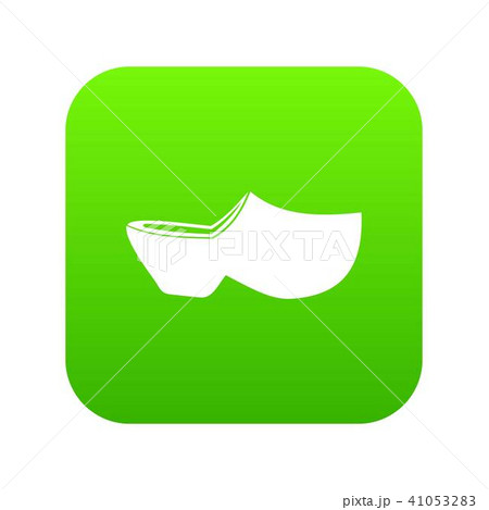 Clogs icon digital green Clogs icon digital green 41053283