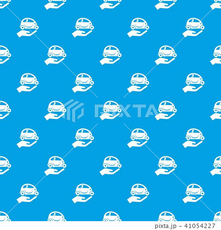 Car protection pattern vector seamless blue Car protection pattern vector seamless blue 41054227