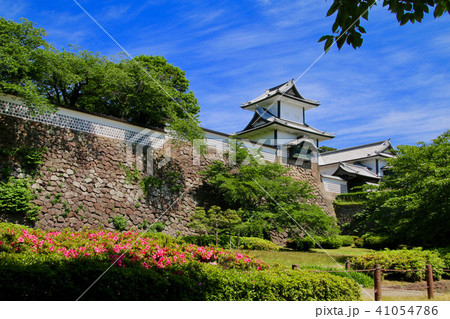 金沢城 石川門 石川県 金沢市 の写真素材