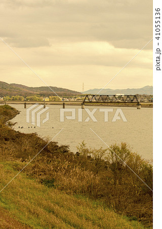 加古川市の風景 国包の鉄橋 (兵庫県加古川市) 加古川市の風景 国包の鉄橋 (兵庫県加古川市) 41055136