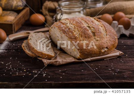 Homemade bread, product photo 41057135