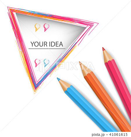 Pencil, education icon. Business infographic. 41061615