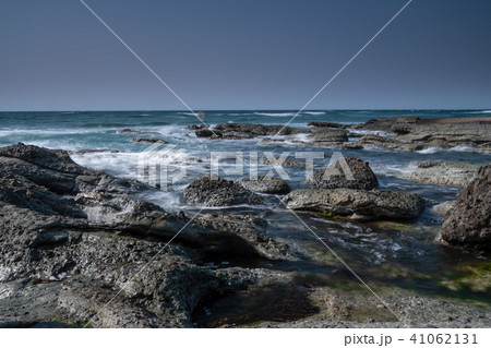 山形県 湯野浜海岸 Yunohama Beach in Yamagata Prefecture. 山形県 湯野浜海岸 Yunohama Beach in Yamagata Prefecture. 41062131
