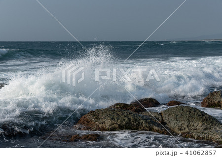 山形県 湯野浜海岸 Yunohama Beach in Yamagata Prefecture.  41062857