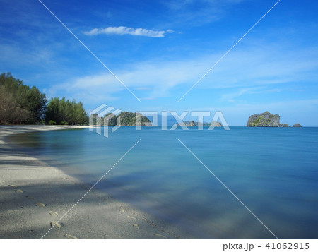 Tanjung Rhu Beach Langkawi マレーシア ランカウイ島 タンジュンルーの写真素材