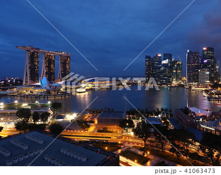 Marina Bay, Singapore / シンガポール・マリーナ湾とマリーナベイサンズ Marina Bay, Singapore / シンガポール・マリーナ湾とマリーナベイサンズ 41063473