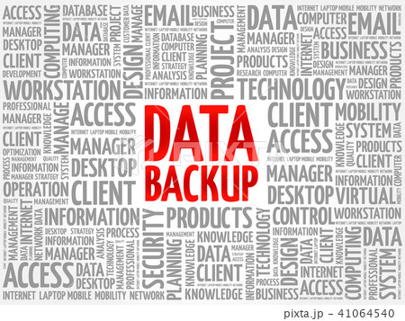 Data Backup word cloud 41064540