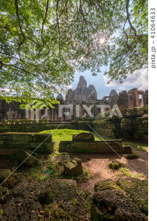 View of Bayon temple. View of Bayon temple. 41064633