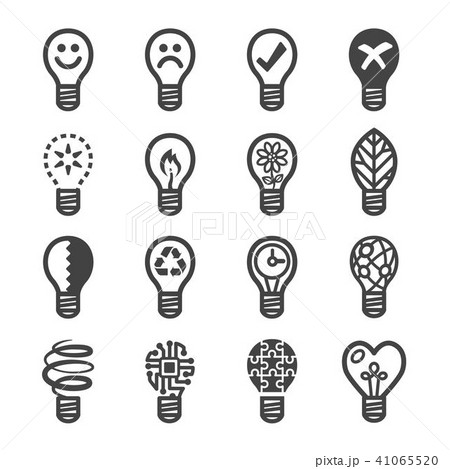 creative light bulb icon 41065520