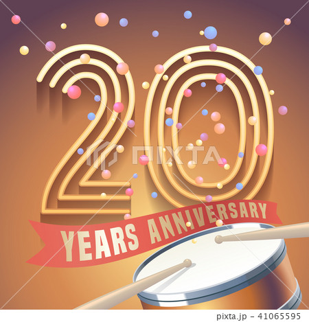 20 years anniversary vector icon, logo 20 years anniversary vector icon, logo 41065595