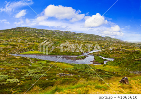 River in Buskerud region of Norway 41065610