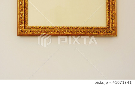 long side of a golden frame 41071341