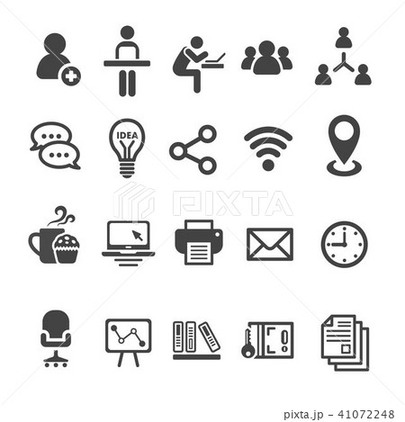 coworking space icon 41072248