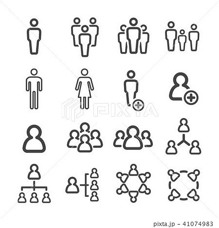 people thin line icon 41074983