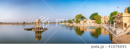 Gadisar lake in the morning at Jaisalmer. Gadisar lake in the morning at Jaisalmer. 41076691