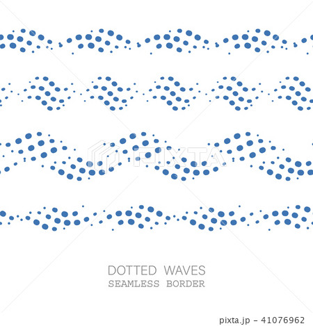 dotted wave seamless pattern 41076962