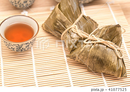 Zongzi - Traditional Dragon Boat Festival dumpling 41077525