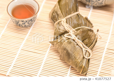 Zongzi - Traditional Dragon Boat Festival dumpling 41077527