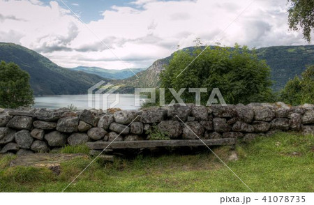Rough nature in Norwegian landscape Rough nature in Norwegian landscape 41078735