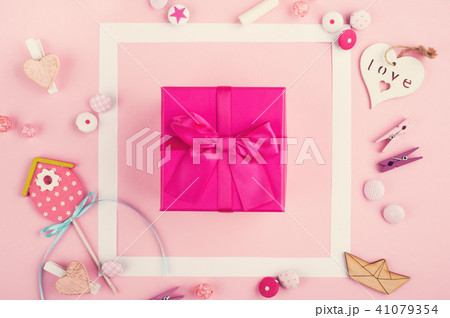Empty white frame and diy decor 41079354