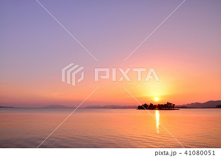宍道湖の夕日 宍道湖の夕日 41080051