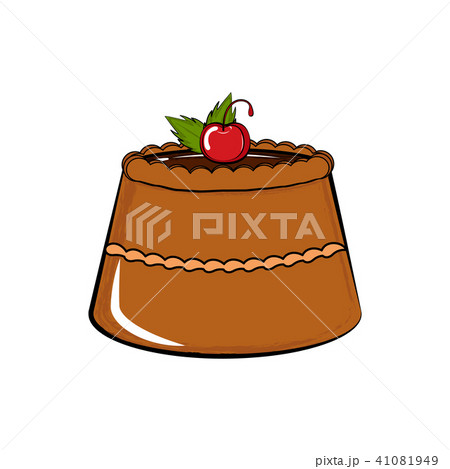 Isolated sweet dessert icon Isolated sweet dessert icon 41081949