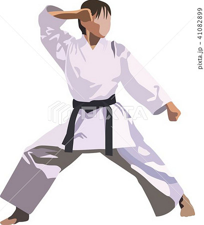 空手のイラスト素材 4109