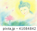 蓮と観音像 41084842
