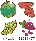 フルーツ（すいか、ぶどう） 41086477