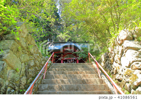 花園神社　花園渓谷　北茨城 41086561