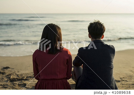 カップル　海岸 41089638
