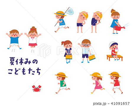 夏休みの子供たち 41091657