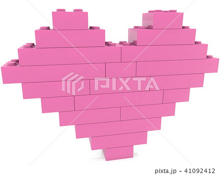 Heart of toy bricks 41092412