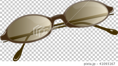 サングラス・色付きメガネ（sun glasses）ベクター 41093167